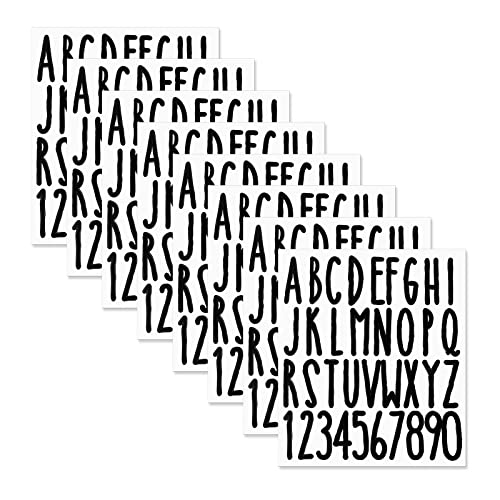 Bemeol Buchstaben-Aufkleber 351 Teile - 10,2 Cm Große Vinyl-Buchstaben Für Pinnwände & Deko