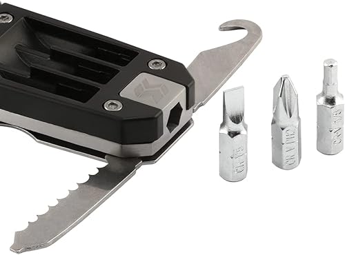 Miniatura 2 de SWISS+TECH ST41070 Llave ajustable 7 en 1 multiherramienta, negro/acero inoxidable cepillado (paquete individual)