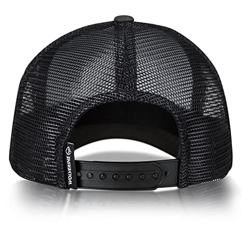 Image of Wolverine Trucker Hat | Mesh Back | Snapback | Adjustable | Rugged | Durable | Workwear