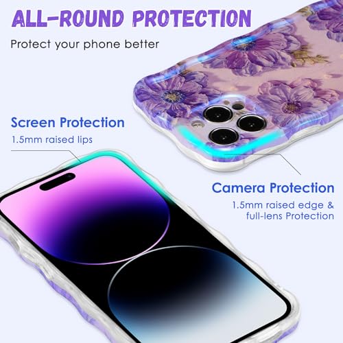 Coque de protection iPhone 15 Pro Max rétro colorée mignonne - 3