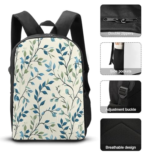 Sac à dos à fleurs grand format 43 cm avec motifs 3D