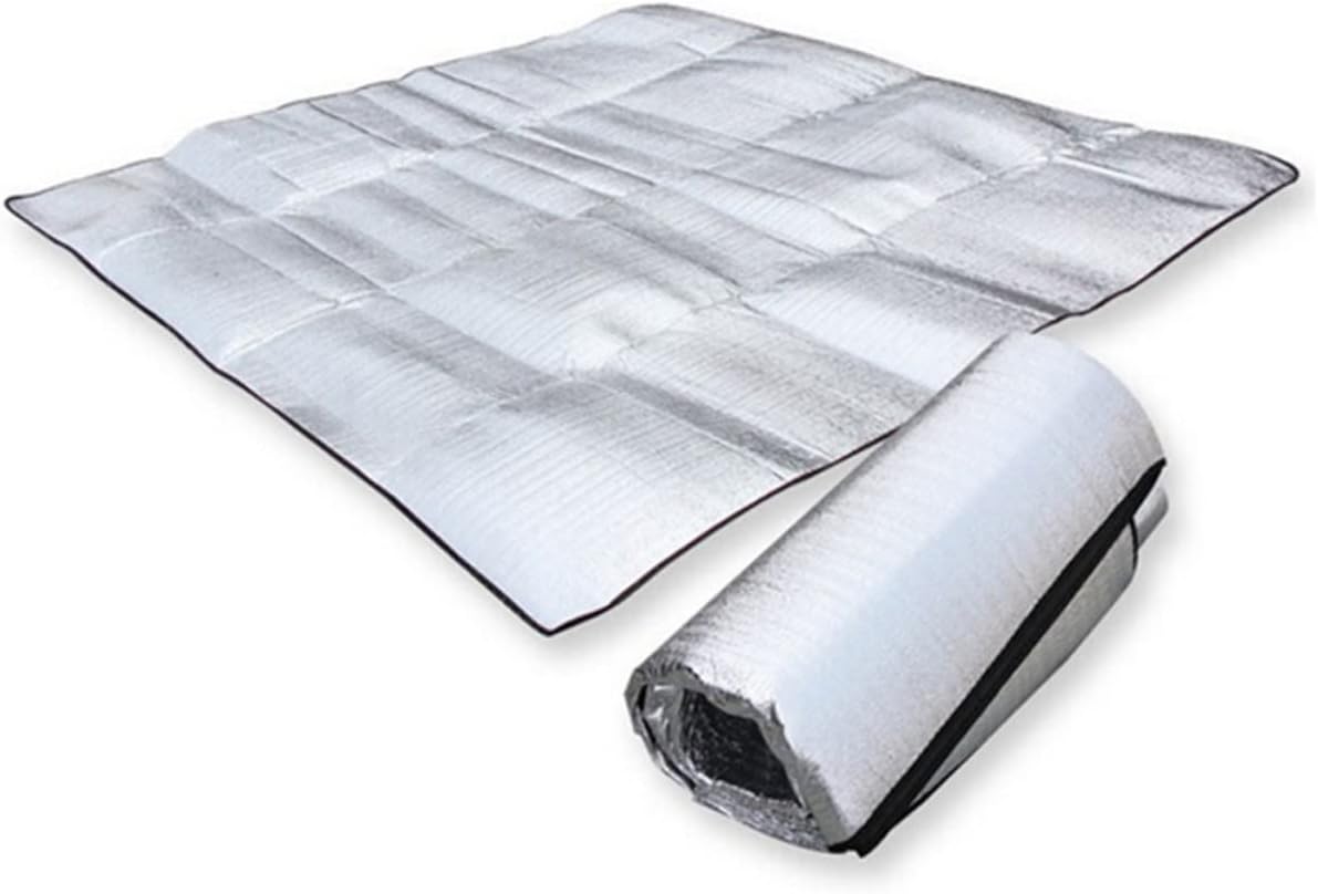 Folding Mat Pad Camping Sleeping Pads Aluminum Foil Camping Mat Foam Foil Blanket for Outdoor Sleeping