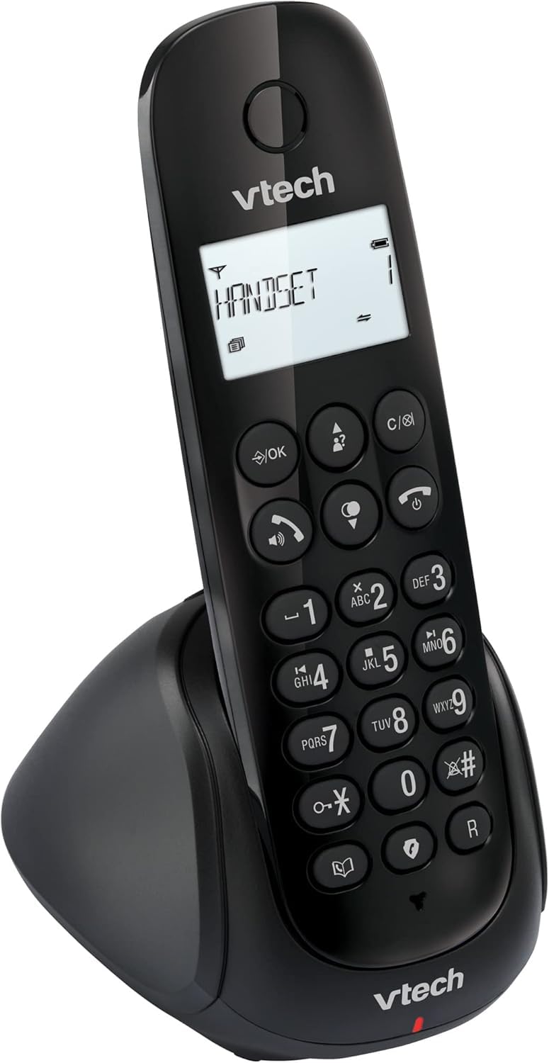VTech CS1450 Téléphone sans Fil DECT avec Répondeur, Mains Libres, Blocage d'Appels, Identification de l'Appelant, Écran Rétroéclairé