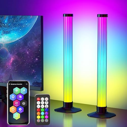 FUPT LED Lightbar,360° Smart LED Light Bar,RGB Gaming Lampe Sync mit...