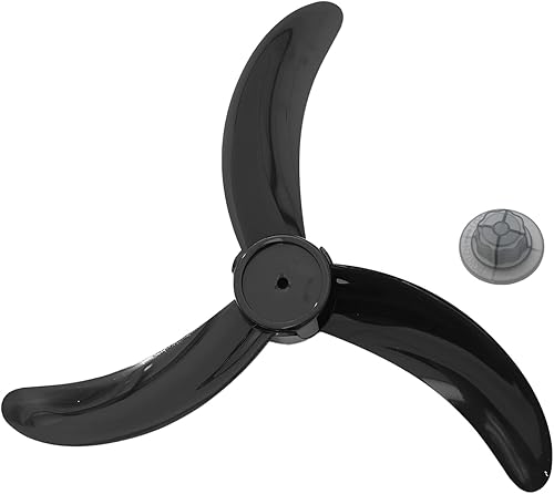 Reemplazo de la cuchilla de ventilador de plástico para ventilador de pie ventilador de mesa Accesorios generales con cubierta de tuerca tipo D 18