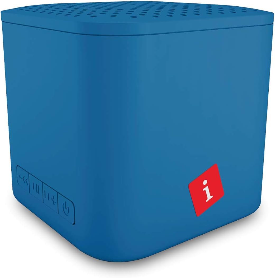 iBallMusi Cube X1 Bluetooth Speaker (Coral Blue)