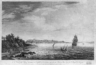 HistoricalFindings Photo: American Revolution,Quebec,Gulf of Saint Lawrence,1786,Ships,Capital of Canada