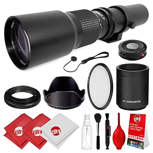 Opteka 500mm/1000mm Telephoto Lens