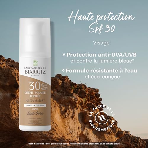 Biarritz Crema Facial Color Dorado Spf Krem Do Rąk Nawilżający