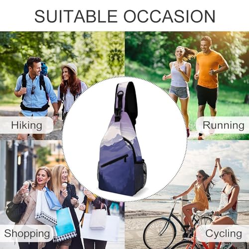 Bolso bandolera para senderismo y viaje unisex miniatura 6