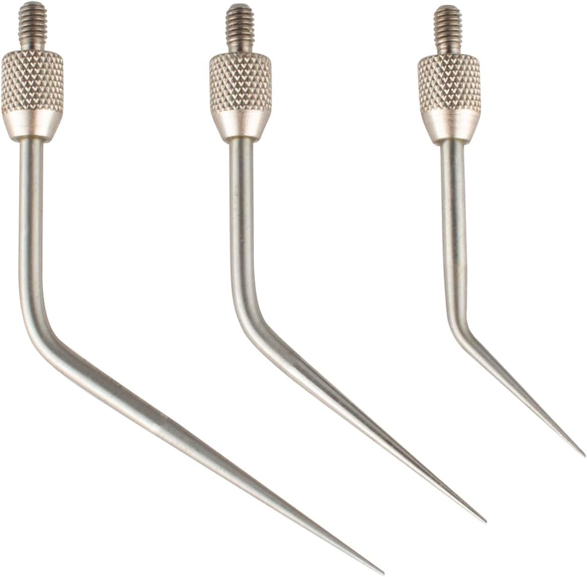 Needle Point Contact Points Set for Dial Digital Indicators Depth Gauge M2.5 Thread 45 Degree Angle（L30/L40/L50)