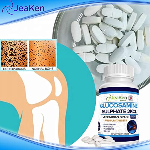 PREMIUM GLUCOSAMINE SULFAAT 2KCl 1500 mg door JeaKen - 365 tabletten (1 jaar levering) | Max sterkte Glucosamine… - Image 8