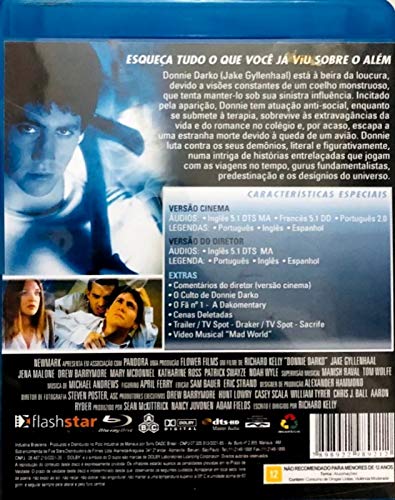 Blu-Ray Donnie Darko - ( Versão de Cinema e do Diretor ) Richard Kelly