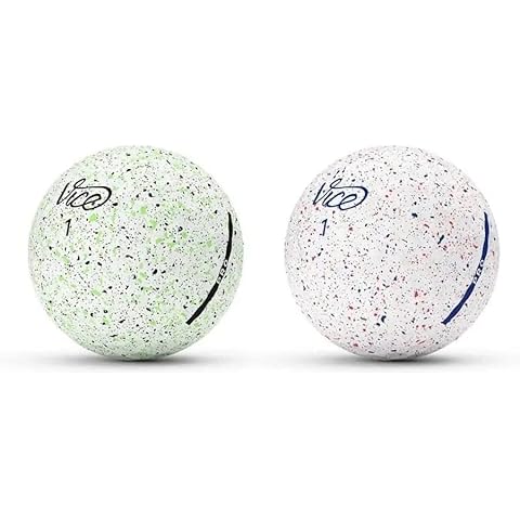 Golf Ball Divers Recycled Golf Balls for Vice in 24 and 48 Ball Packages in Mint and Near Mint (24 Vice Pro Drip Mix Golf Balls) Cover