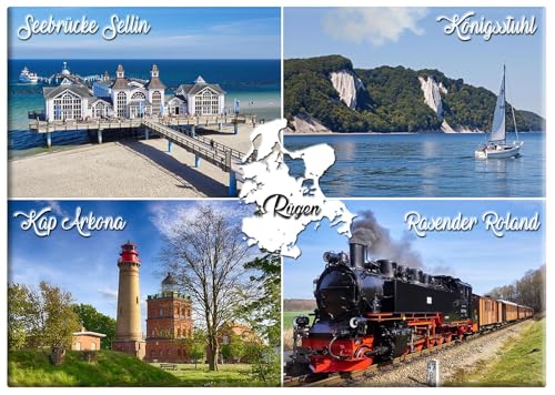 Foto Magnet Rügen Deutschland - Kühlschrankmagnet Fotomagnet Souvenir