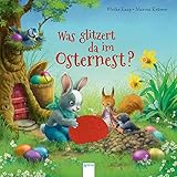 ostergeschenke basteln mit papier  Was glitzert da im Osternest?