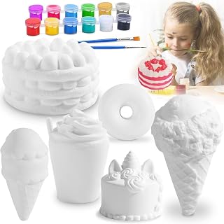 Arts and Crafts for Girls DIY Your Own Squishy Kit! Gifts for Craft Lovers Ages 4 6 7 8 9 10 Top Christmas Toys for Girls Boys, Kawaii Soft Creamy Squishy Slow Rise Jumbo Squishy Toys