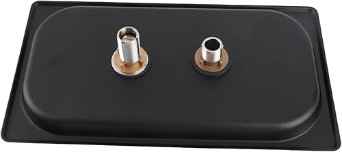 Miniatura 8 de Enjuagadora de vidrio Lavadora de tazas de acero inoxidable 304 Bandeja de goteo de drenaje de manguera, equipo de lavado, cafetería, bar, enjuague