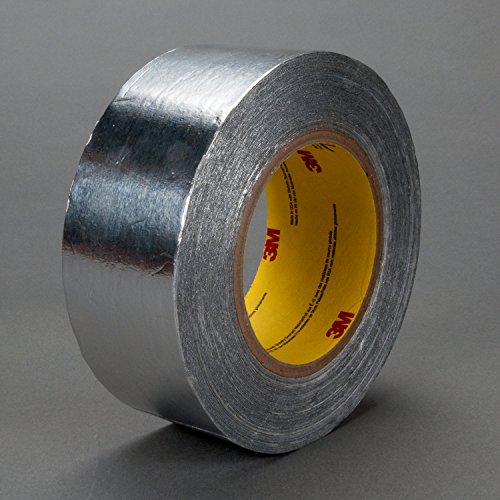 Image of 3M Aluminum Foil Reinforced Tape 1430, Silver, 28 in x 60 yd, 5.5 mil, 1 roll per case