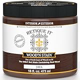 Retique It Wood'nStain - Liquid Wood Gel Stain Interior/Exterior (16 oz (Quart), Java)