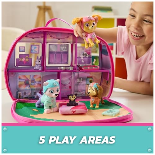 Paw Patrol Skye's World Pupcation Rescue Set with Skye, Everest & Liberty Bobble Head Toy Figures & RV Camper, Kids Toys for Boys & Girls Ages 3 & Up by Paw Patrol - Image 4