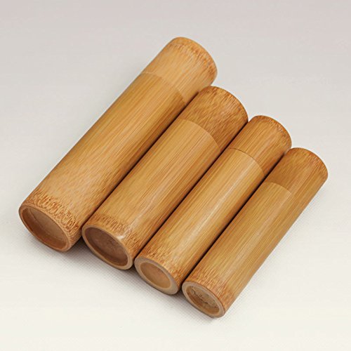 Amaoma Caja de té de Bambú, Bote para té con Tapa de Madera, Viaje Portátil Mini Bambú Tetera Set, Natural Bambú Sellado… - Imagen 5