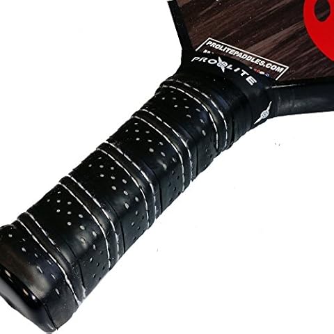 PROLITE Comfort Contour Grip for Pickleball Paddles, Racquetball, Squash, Platform Tennis, Badminton and More (White Stitching) Cover