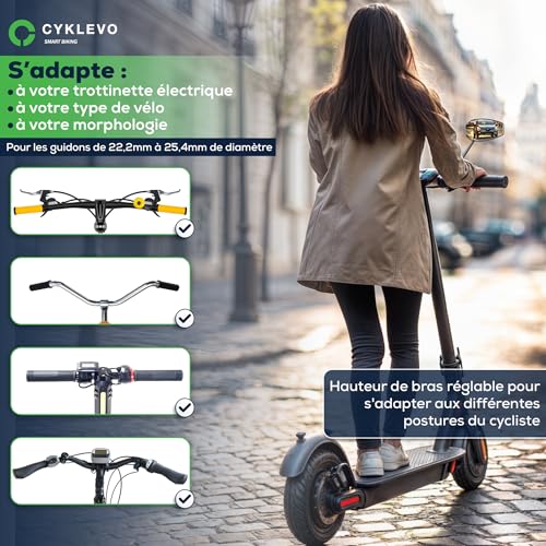 Rétroviseurs vélo pour éviter les angles morts et rouler sereinement en VTT