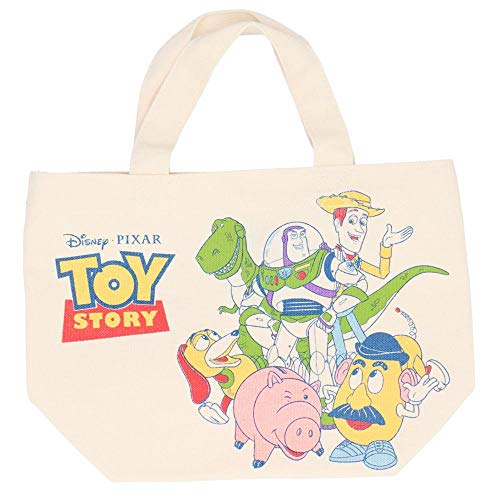 トイストーリー[ランチトート]マチ付き コットンバッグ/集合 ディズニー