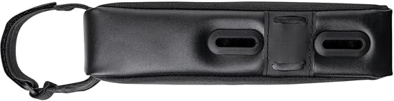 Topeak FastFuel Top Tube Bag (Black, One Size) Compact 0.5L Frame Bag | Adjustable Bolt-On or Strap Mount, Padded Storage for Snacks & Gear, 70g Lightweight Design