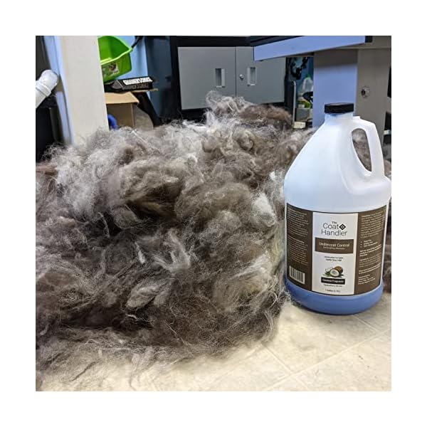 The Coat Handler Undercoat Control Deshedding Hundeshampoo, 1 Gallone - Bekämpft Schuppen, Omega 3 & 6 Reich, Vitamin E, Alle Natürlichen Inhaltsstoffe – Bild 8