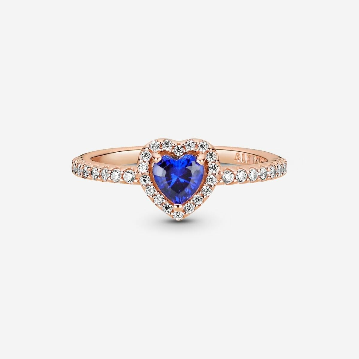 PANDORA-Elevated Heart Ring-With Gift Box