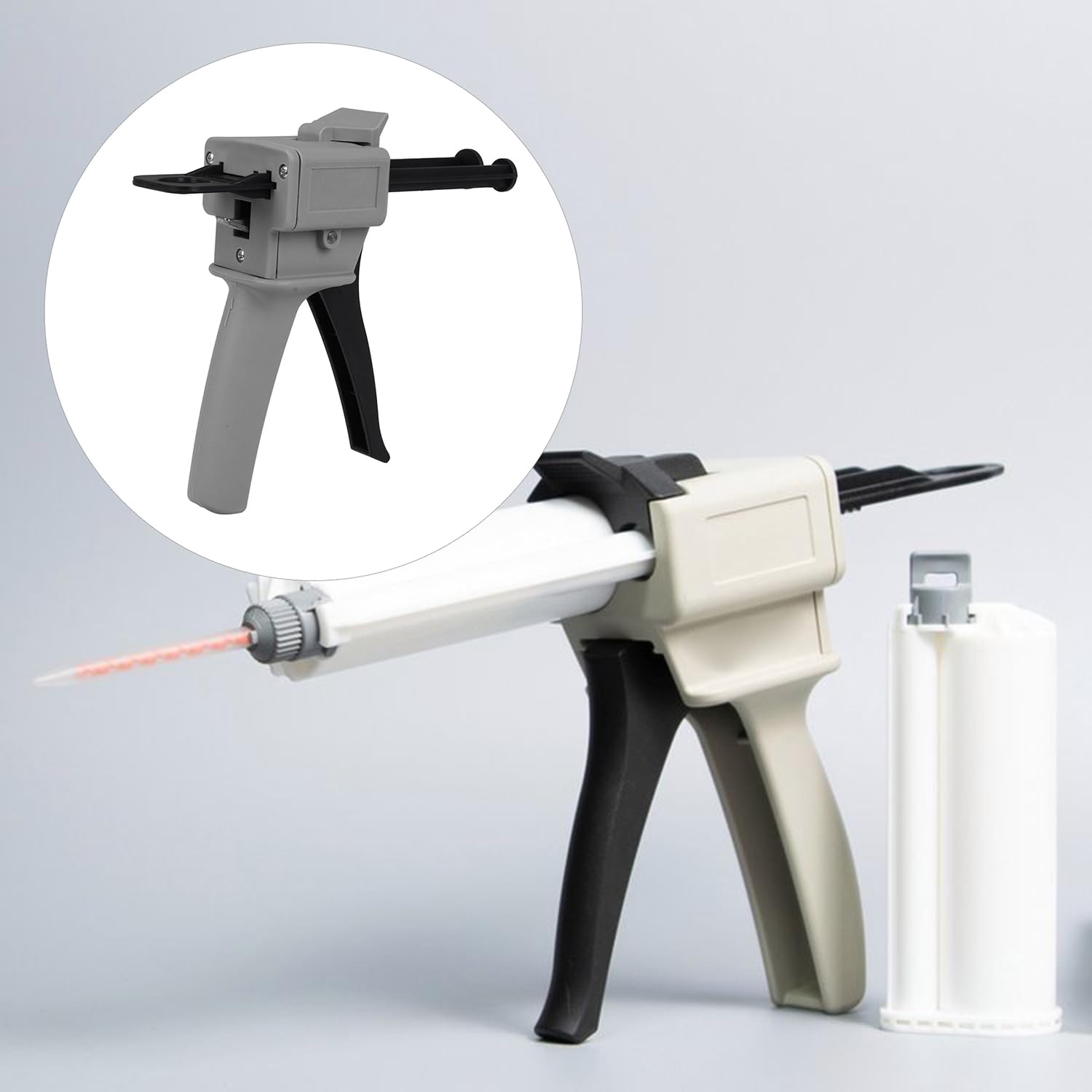50 ml Spender Gun Eindruck mischen kleckereien auf 50 ml 1: 1/1: 2 ab Kunststoff Tube