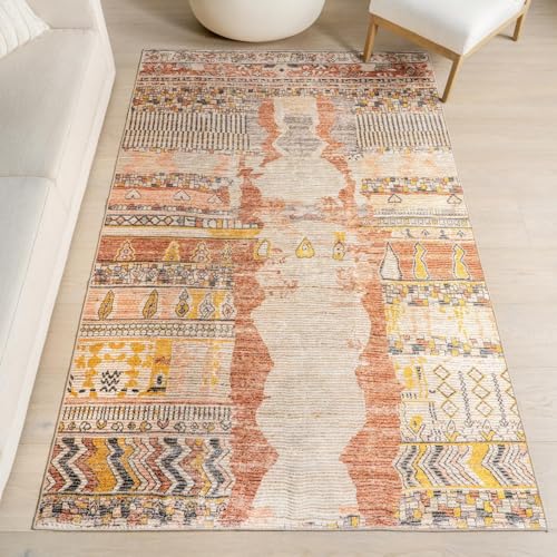 Tapete NuLOOM Splashguard Multicolor 5' x 8' miniatura 1