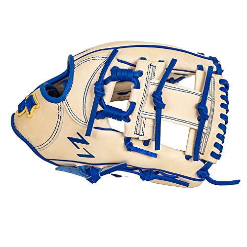Ssk Z7 Specialist Infield Baseball Glove – 11.5” - 11.75” - 12” – 12.25” – Right & Left Hand Throw (11.5" - Right Hand Throw, Camel/Royal - I Web) #TOP3
