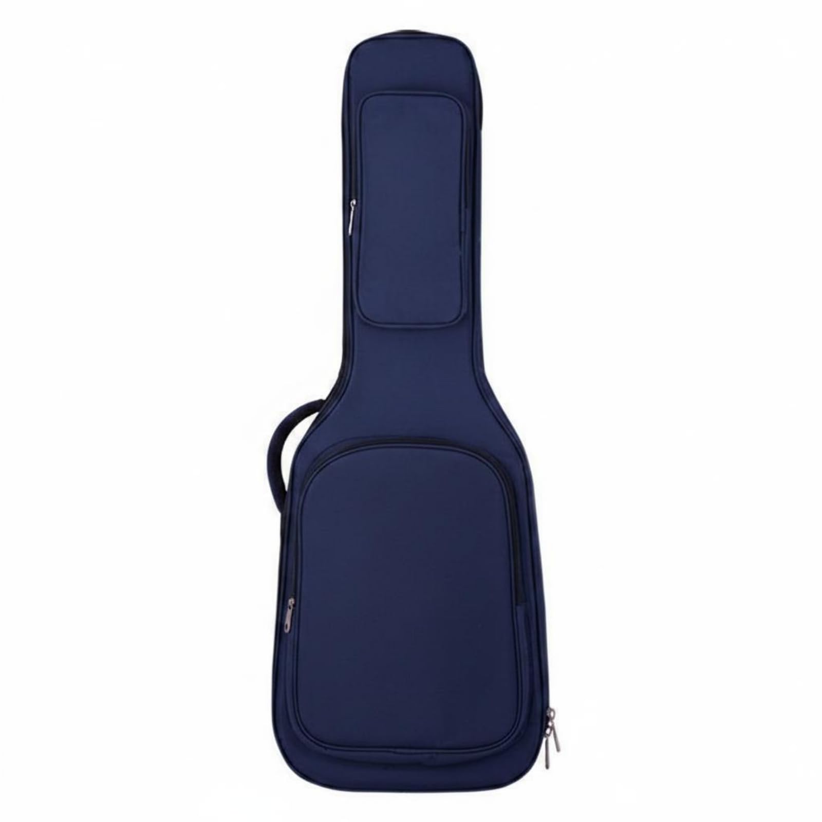 Zaino Chitarra Elettrica Custodia Borsa Astuccio Imbottitura Spessa 25 Mm Tessuto Oxford Resistente Tasche Capienti Cinghie Regolabili Adatto a, Blu, Blu Scuro