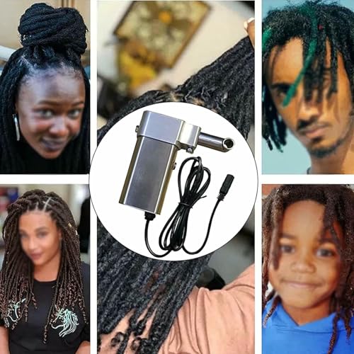 Machine à dreadlocks électrique avec 6 trous de remplacement interchangeables - 8