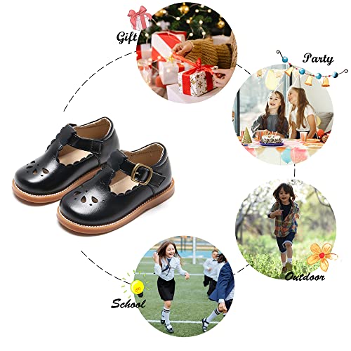 Felix & Flora Toddler Little Girl Black Mary Jane Dress Shoes thumb #3