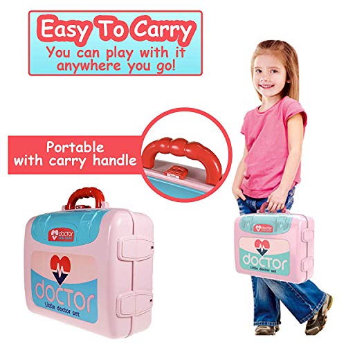 Image of Magicwand ABS Plastic Pretend Play Carry Along 3-in-1 Doctor Play Set for Kids【3 Yrs & Up】【Pack of 1】【Multi-Colored】
