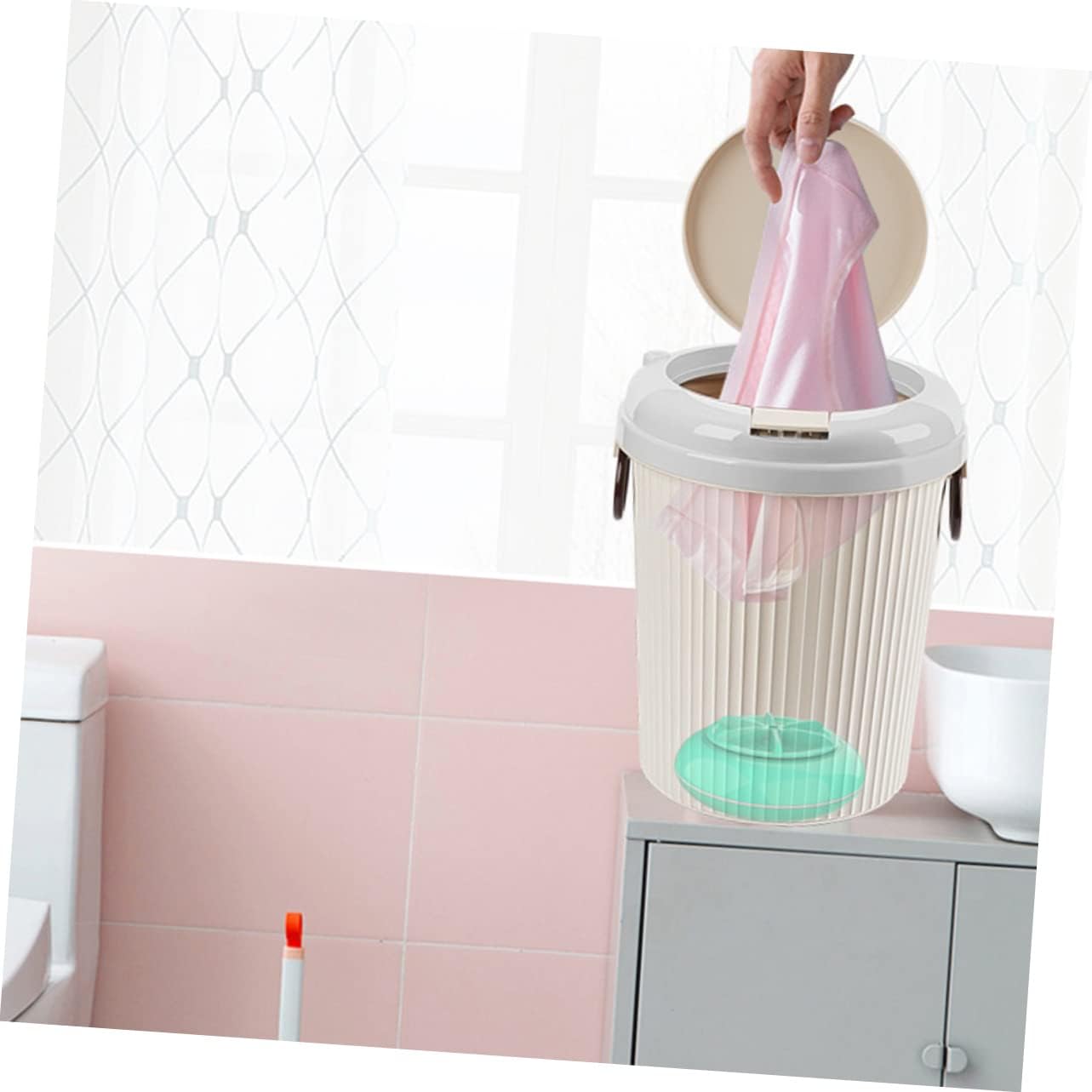 Gadpiparty 8L Portable Ultrasonic Washing Machine for Baby Clothes and Underwear USB Mini Washer Capacity for Home Use for Travel and Housing