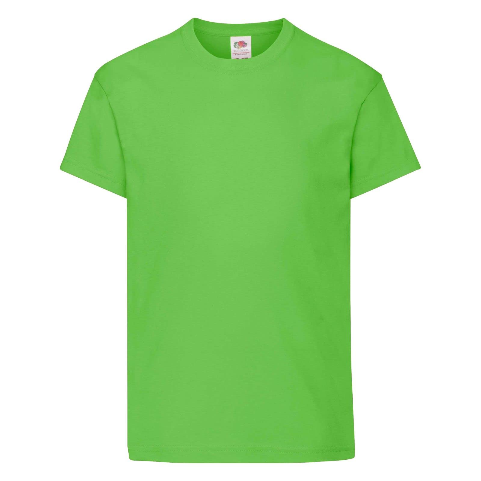 Fruit Of The Loom Lime Kid's Original T-Shirt Single