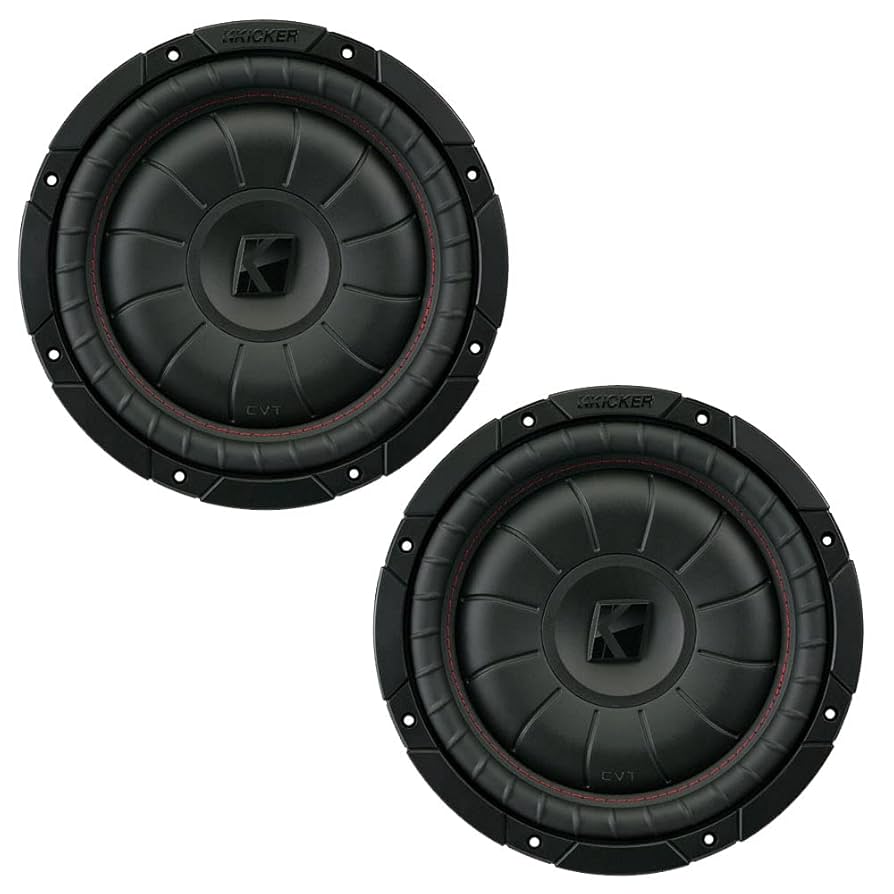 KICKER COMP VT 10インチウーファー Amazon.com: KICKER CVT10 CompVT 10-Inch (250mm) Subwoofer, 2