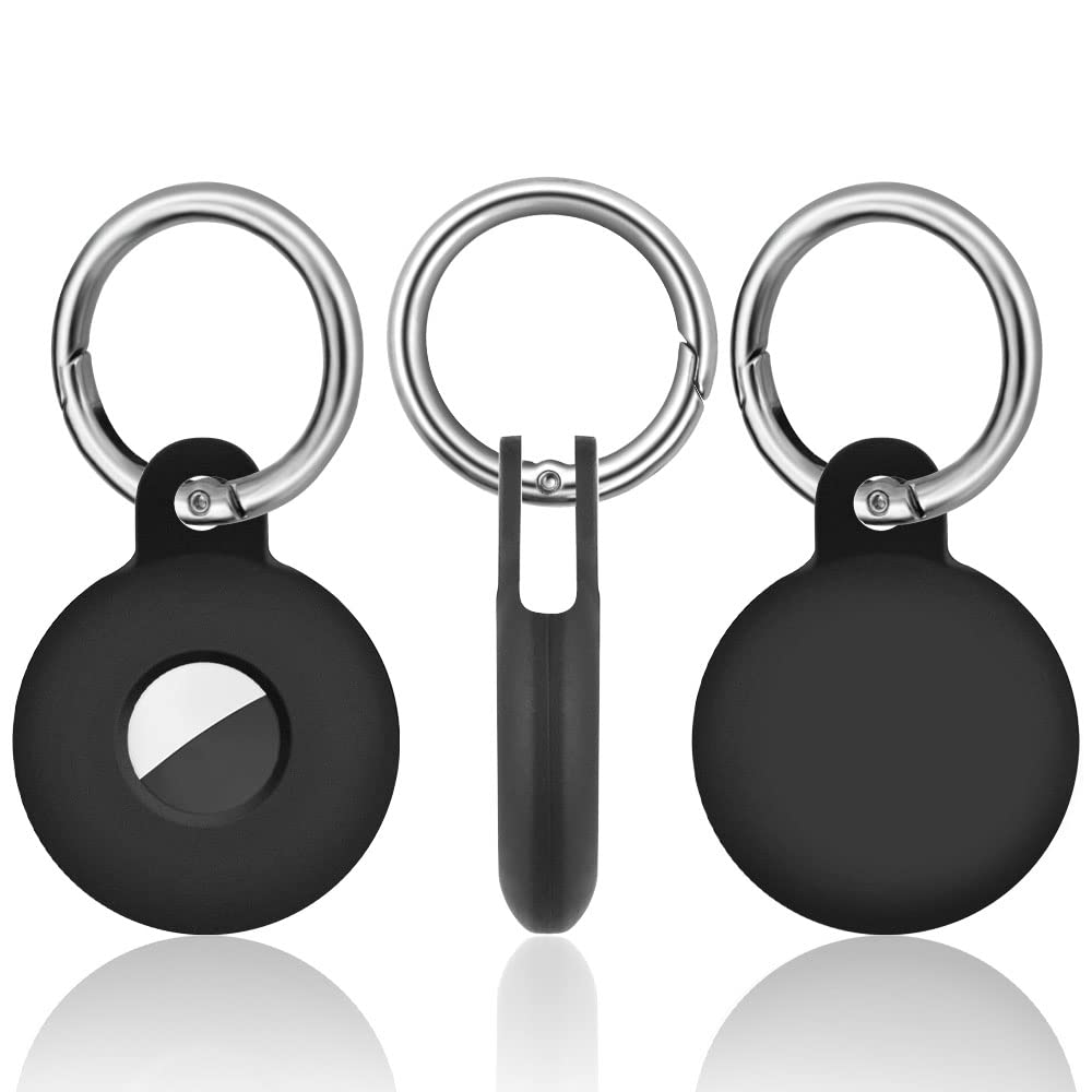 Ainiv Llavero para AirTag, 1 Pieza Llaveros para AirTag Funda Protectora de Silicona, Localizador Keychain Portátil Antipérdida, Protectora Funda Mascotas y Mochilas — view 30