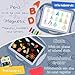 Gift for 1-2 Years Old Boy, Boy Toys with Magnetic Letters and Numbers, Portable Doodle Board Easel, Learning and Educational Toy for 1-2 Years Old Boys (Blue)