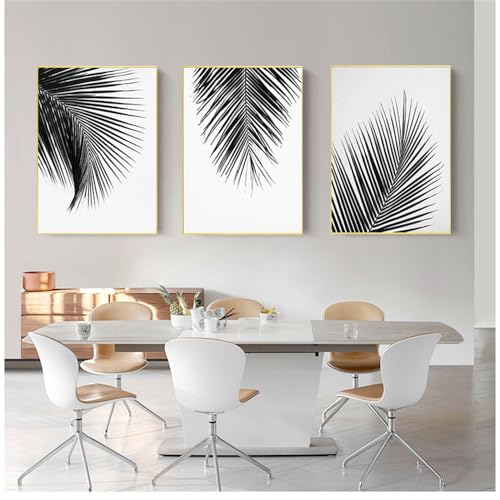 Pintura minimalista de palmeras para decorar el dormitorio y la cocina nórdica 2