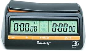 Relógio de Xadrez Digital Profissional Jaehrig - 42 Configurações de Tempo