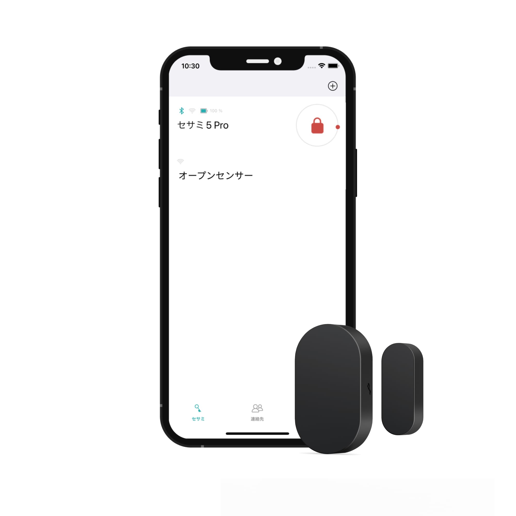 キャンディハウス(Candy House) オープンセンサー ドアセンサー ブラック Bluetooth制御 スマートホーム セキュリティ 防犯対策