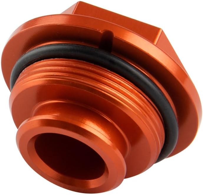 Tusk Anodized Rear Brake Reservoir Cap Orange Compatible with KTM 250 SX 2003-2022/250 XC 2006-2019/250 SX-F 2005-2025/300 XC-W 2008-2025