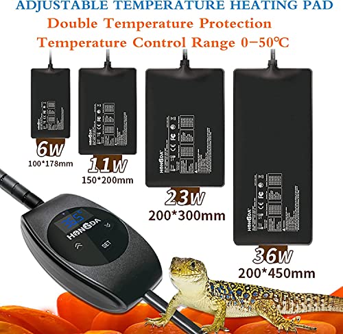 Alfombrilla calefactora para reptiles 36W 20x45cm miniatura 2