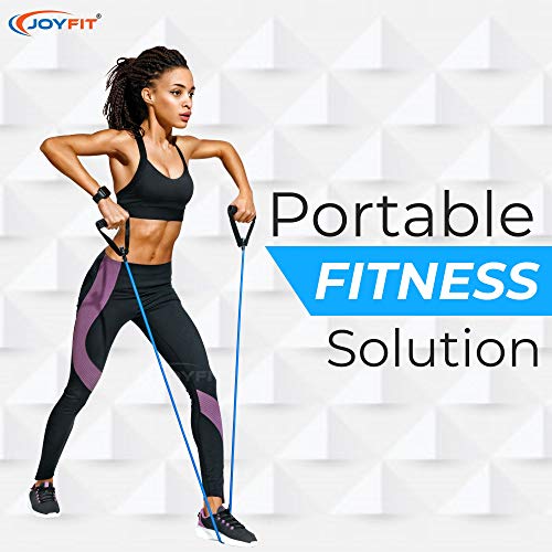 Image of JoyFit Resistance Tube, Toning Tube with Door Anchor for Exercise, Workout